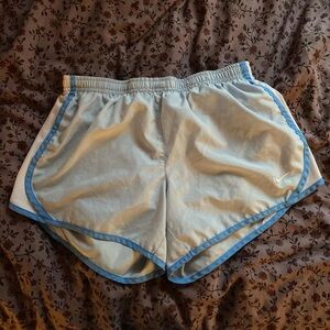 Nike Women's Sky Blue Athletic Shorts